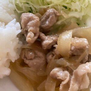 豚肉のにんにく生姜焼き